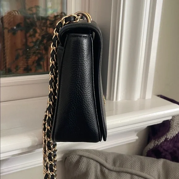 Tory Burch Black Leather Crossbody Bag - Picture 4 of 5